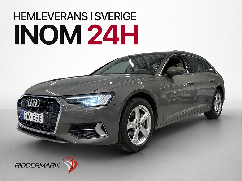 Audi A6 40 TDI 204hk Q Värmare Kamera Cockpit MOMS Drag