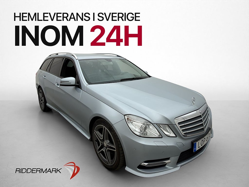 Mercedes-Benz E 220 T CDI AMG Skinn Drag Navi Sensorer