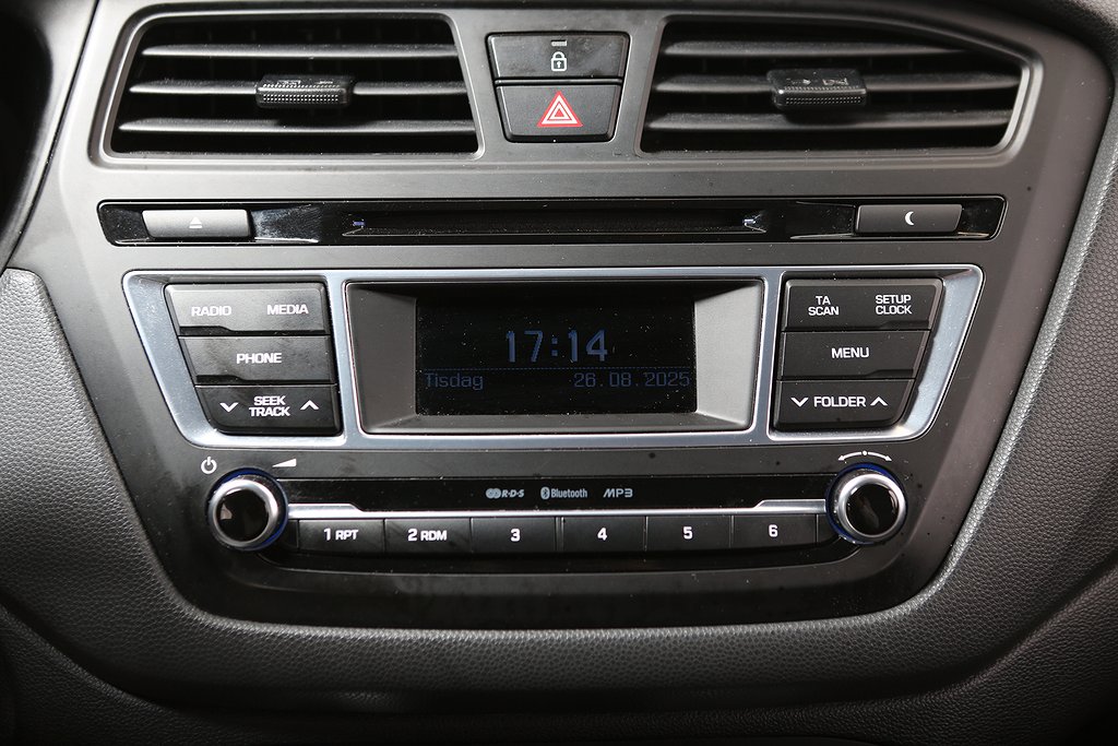 Hyundai i20 1,2 84hk GO! Edition 5D 2016