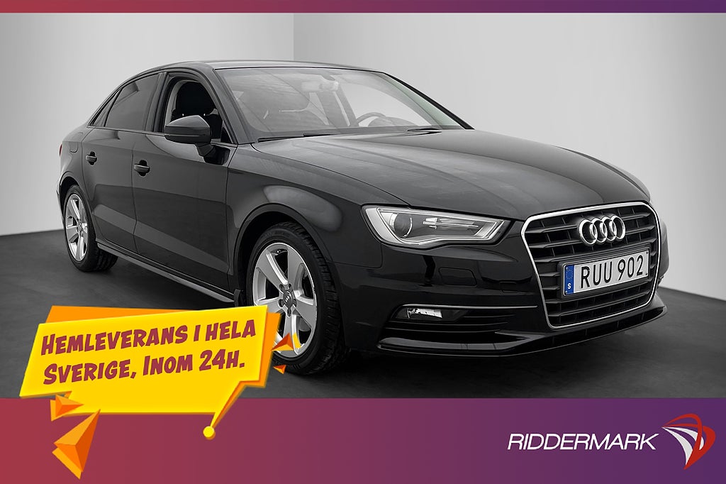 Audi A3 Sedan 1.4 TFSI 125hk Sensorer Farthållare 0,5l/Mil