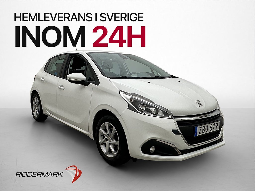Peugeot 208 1.2 PureTech 82hk Active P-Sensorer CarPlay