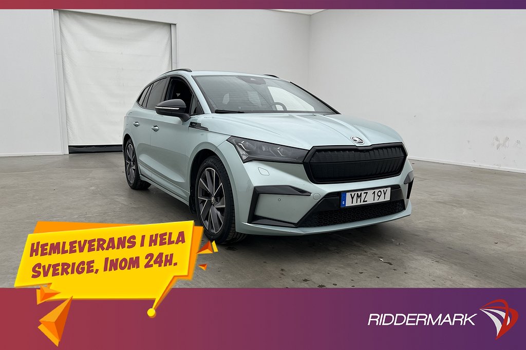 Skoda Enyaq iV 60 Sportline MOMS B-Kam Drag Cockpit Värmare