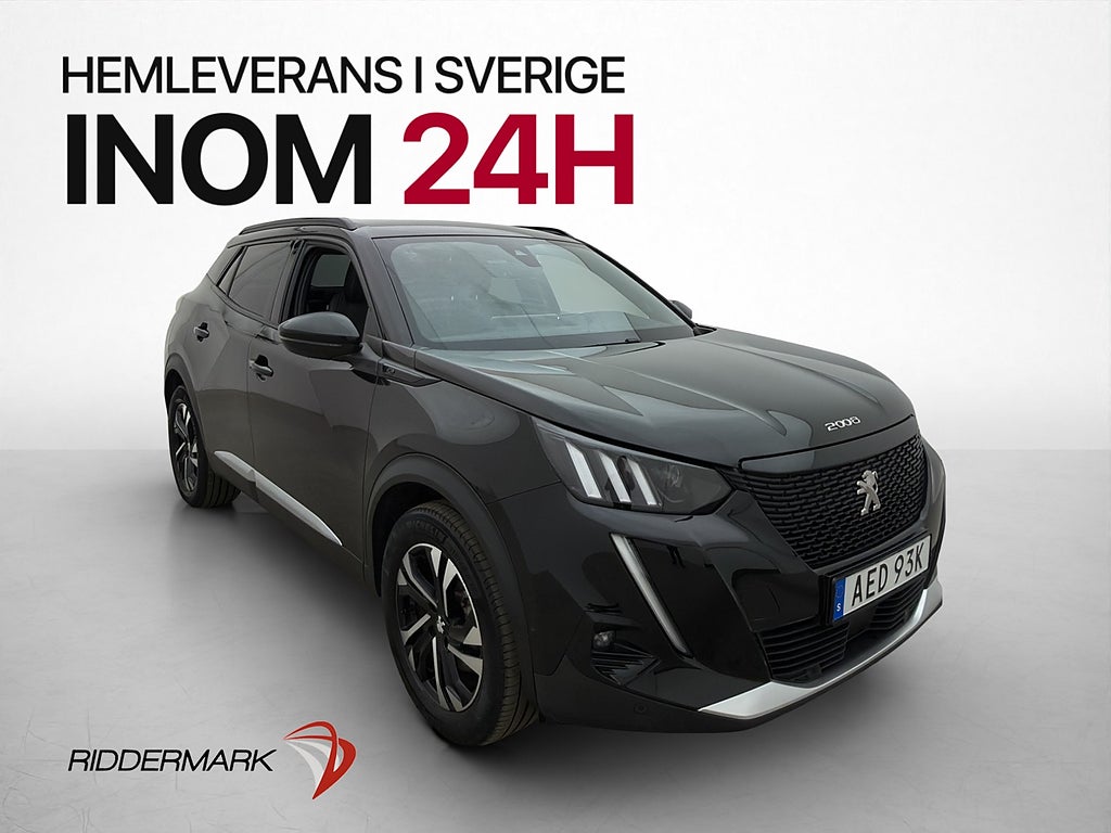 Peugeot E-2008 136hk GT Line Kamera CarPlay Halvskinn