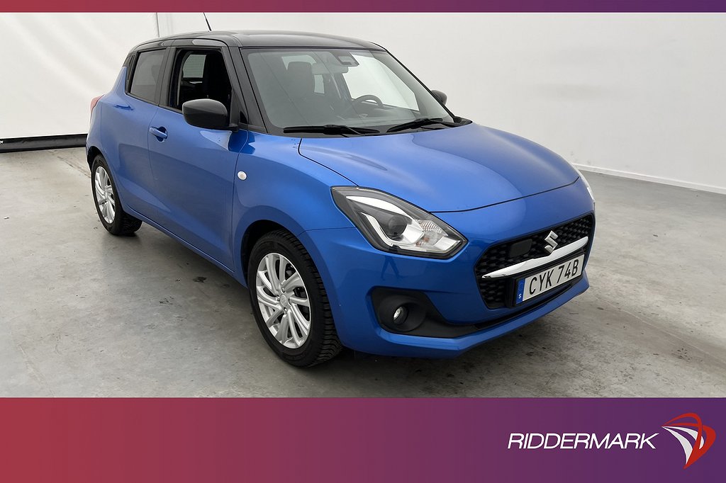 Suzuki Swift 1.2 CVT 83hk Kamera CarPlay Döda- 4,95% Ränta