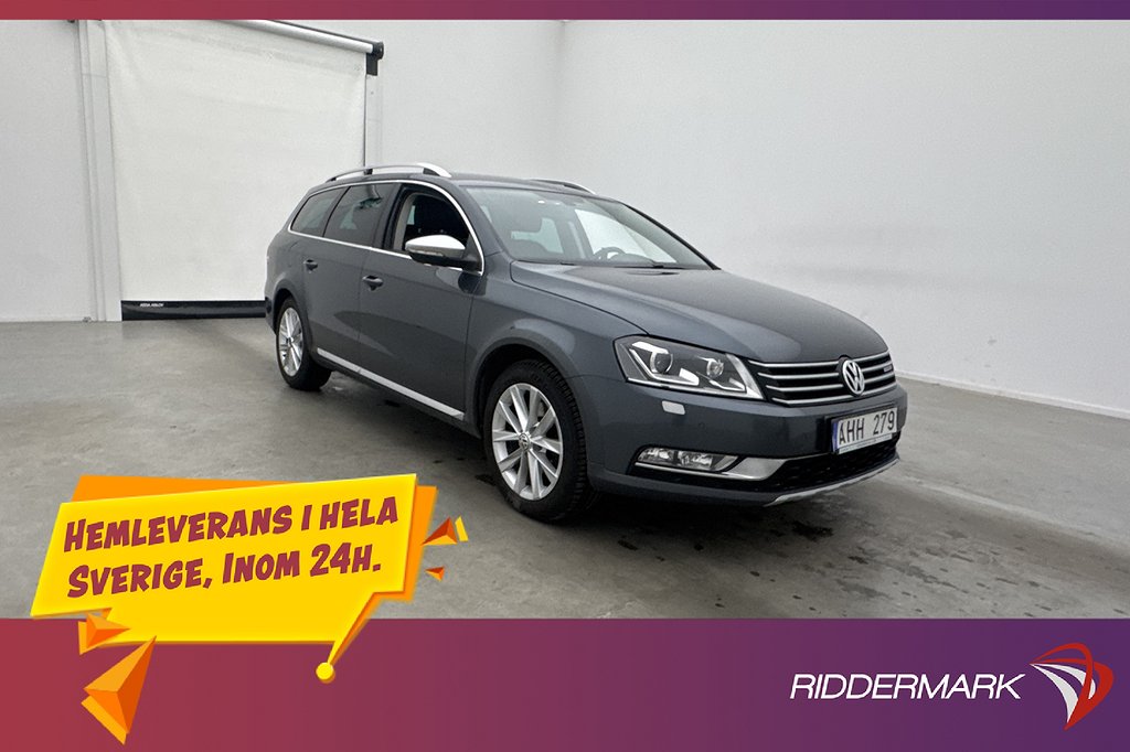 Volkswagen Passat Alltrack 2.0 TDI 4M Värm Skinn Kamera Drag