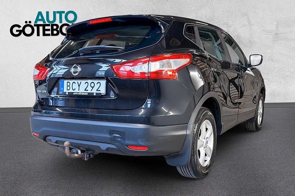 Nissan Qashqai 1.2 DIG-T Drag Välservad VISIA 3-Ägare NYBESIKTAD