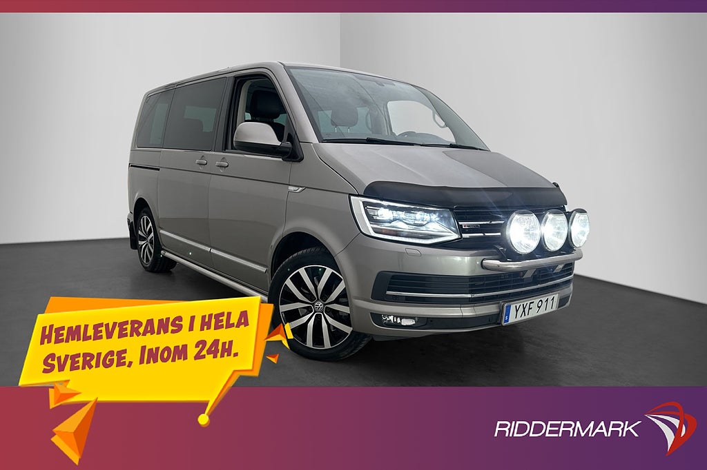 Volkswagen Multivan Highline 4M Värmare Drag El-Dörr CARPLAY