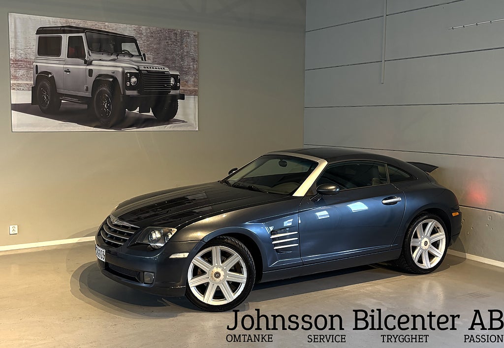 Chrysler Crossfire 3.2 V6 Nybesiktigad Svensksåld Bakhjulsdrift Skinn 