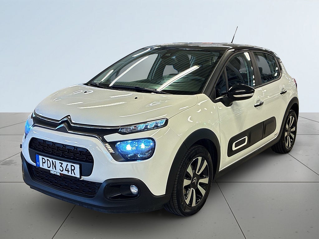 Citroën C3 1.2 PureTech Motorvärmare/SoV-Däck/LågSkatt