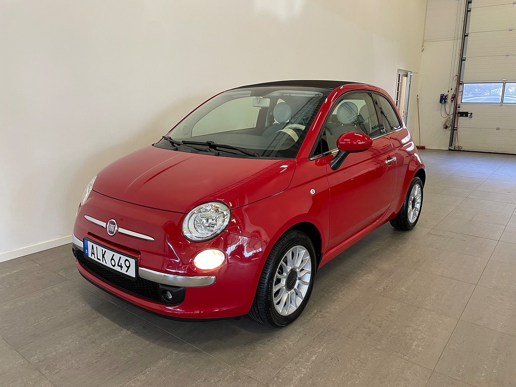 Fiat 500C 1.2 8V Lounge Cab P-sensorer, kamrem bytt