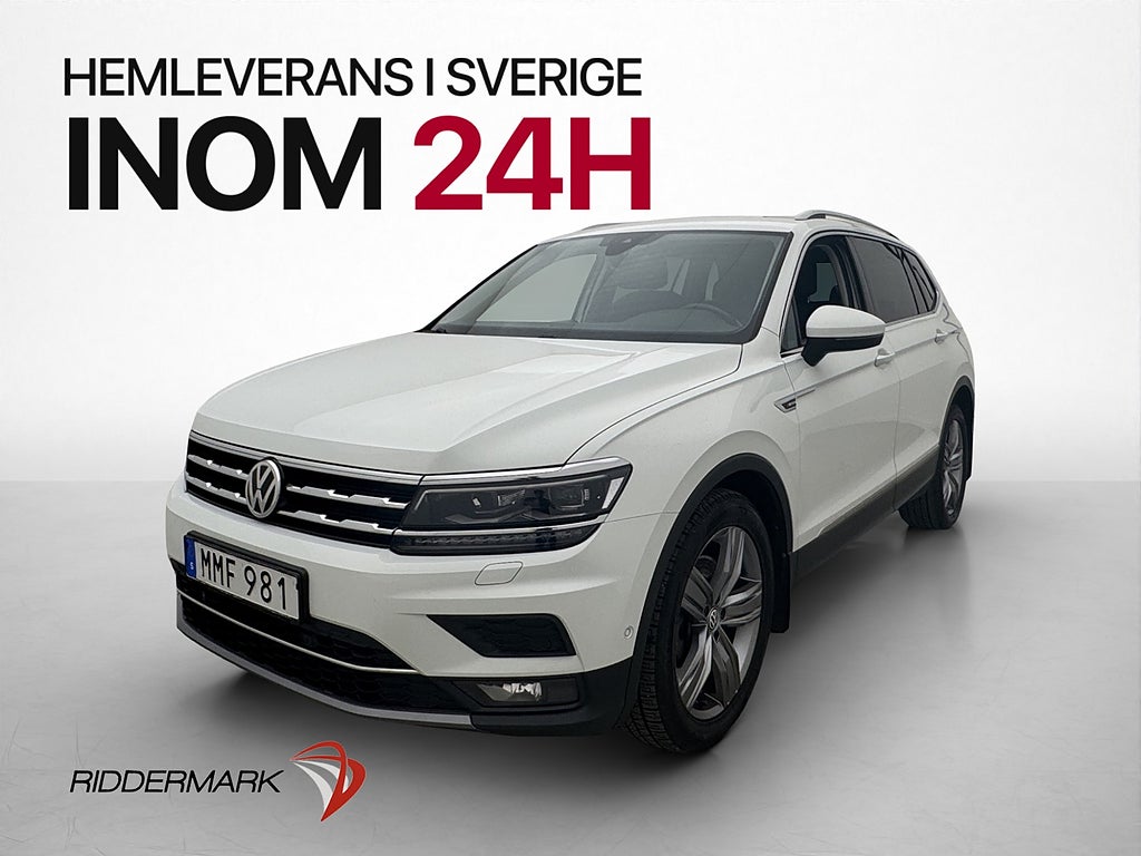 Volkswagen Tiguan Allspace GT 4M 7-Sits Drag Kamera Värmare