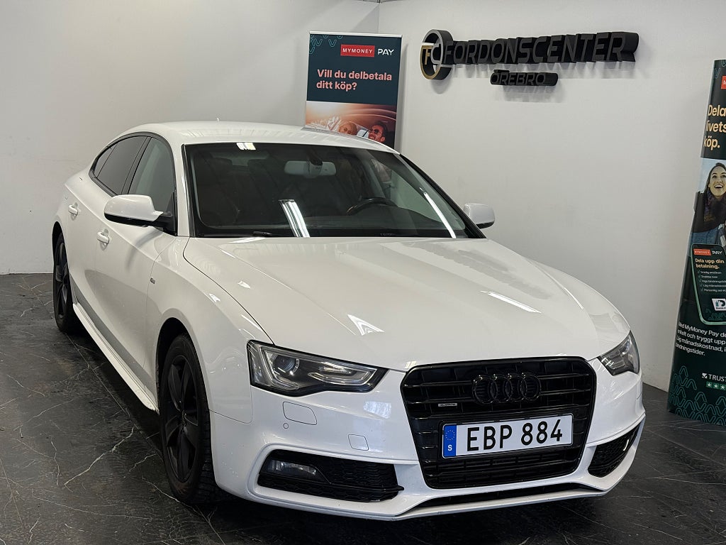 Audi A5 Sportback 2.0 211hk Quattro | S-Line | Navi | BT|PDC