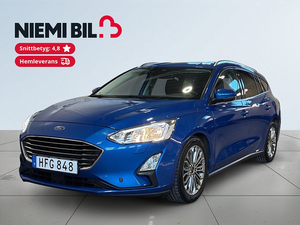 Ford Focus Kombi EcoBoost Titanium Facelift Drag Värmare Psens S&V