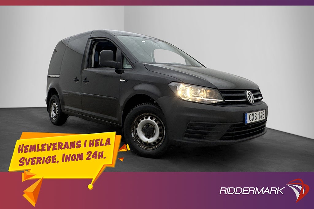 Volkswagen Caddy 2.0TDI Värmare Dragkrok Farthållare Moms