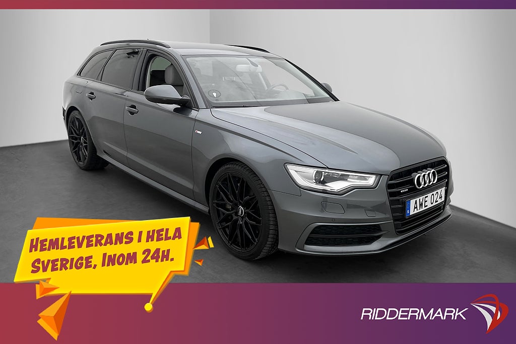 Audi A6 3.0 TDI Quattro S-line Värmare SV-Såld Alcantara
