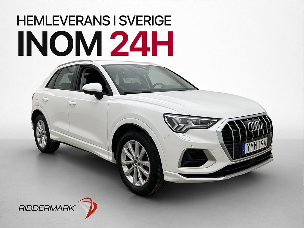 Audi Q3 40 TFSI 190hk Quattro Värmare Cockpit Kamera CarPlay