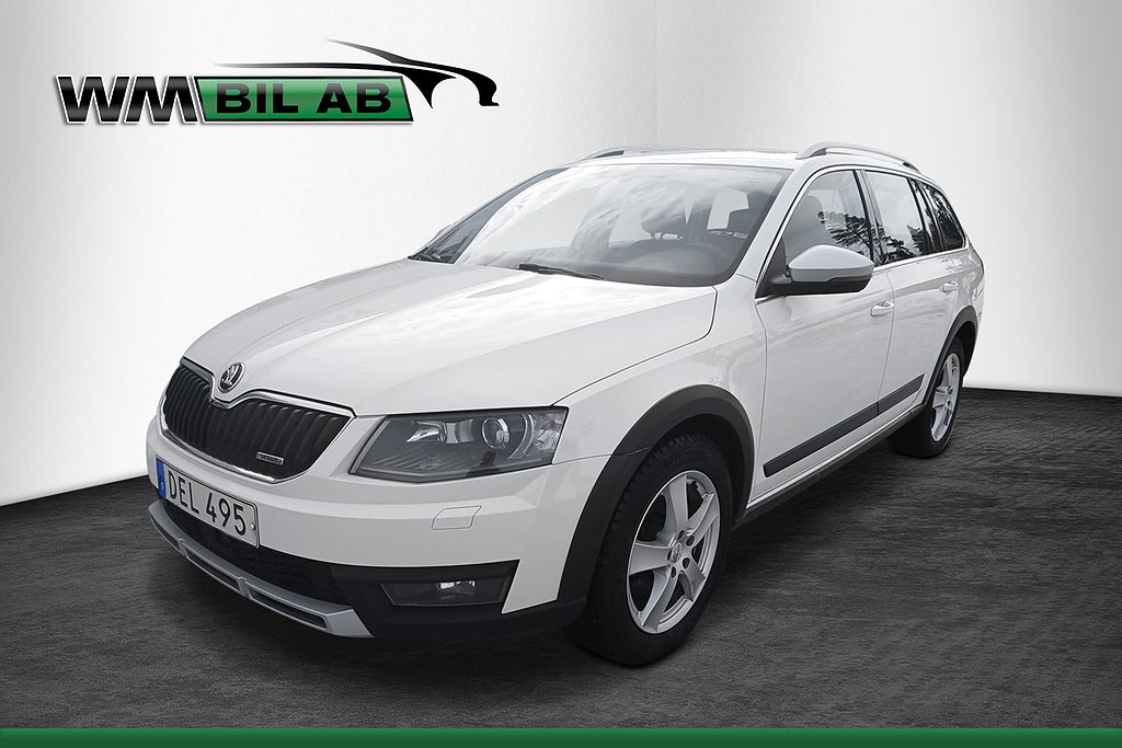 Skoda Octavia Scout 2.0 TDI 184 HK 4x4 , Värmare fjärr