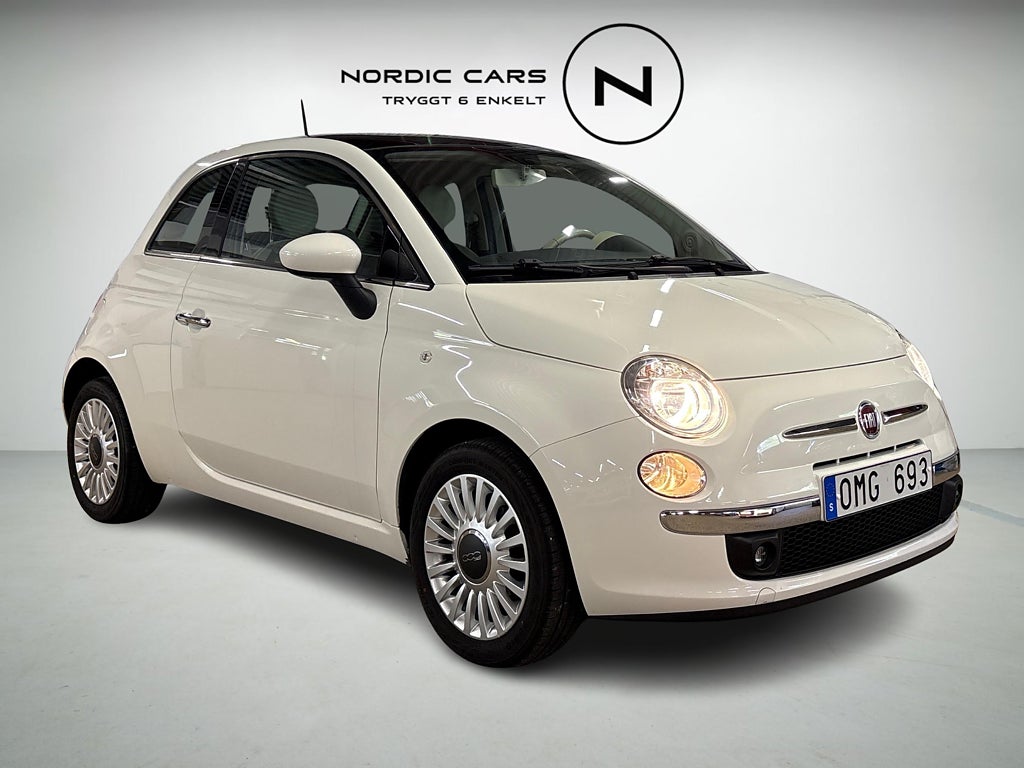 Fiat 500 1.2 8V Lounge 69 HK Pano S/V Hjul Kamrem bytt 