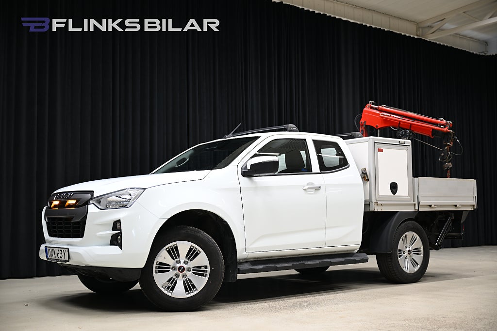 Isuzu D-max 1.9 4WD 163HK Automat|Flak|Kranbil|Vinsch|Leasbar|SeUTR