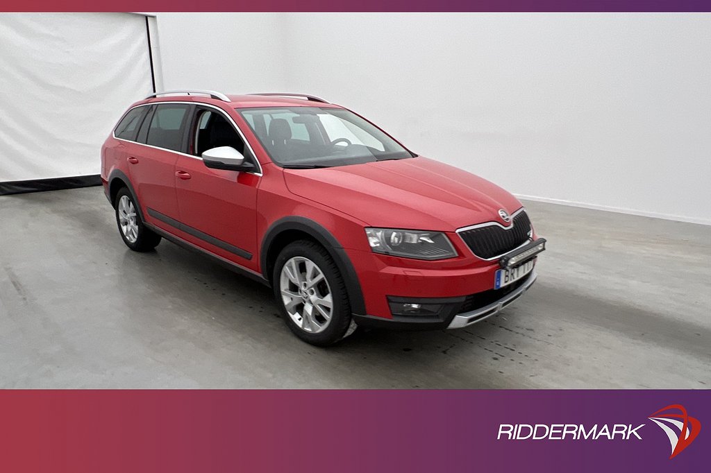 Skoda Octavia Scout TDI 4x4 184hk Premium Canton Värm Drag