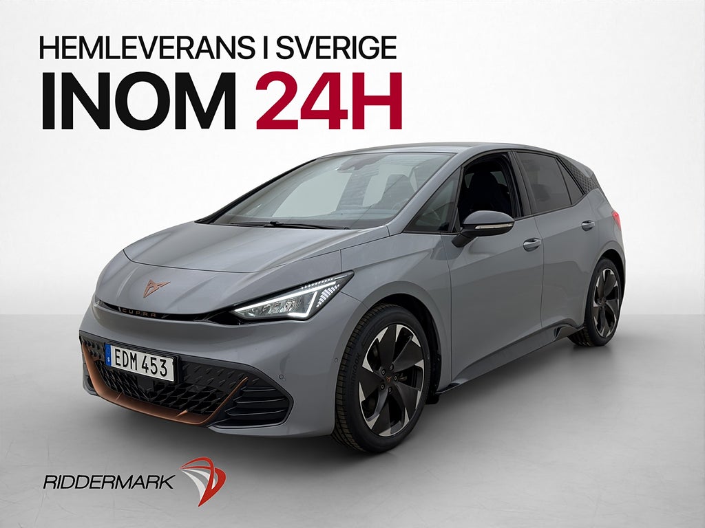 Cupra Born 58 204hk MOMS Värmare CarPlay Rattvärme Ambient