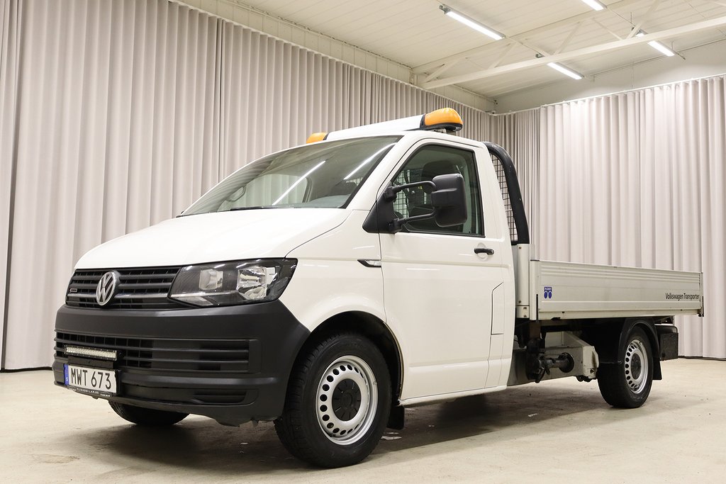 Volkswagen Transporter TDI 4M 150HK Flak HIAB Kran Momsbil