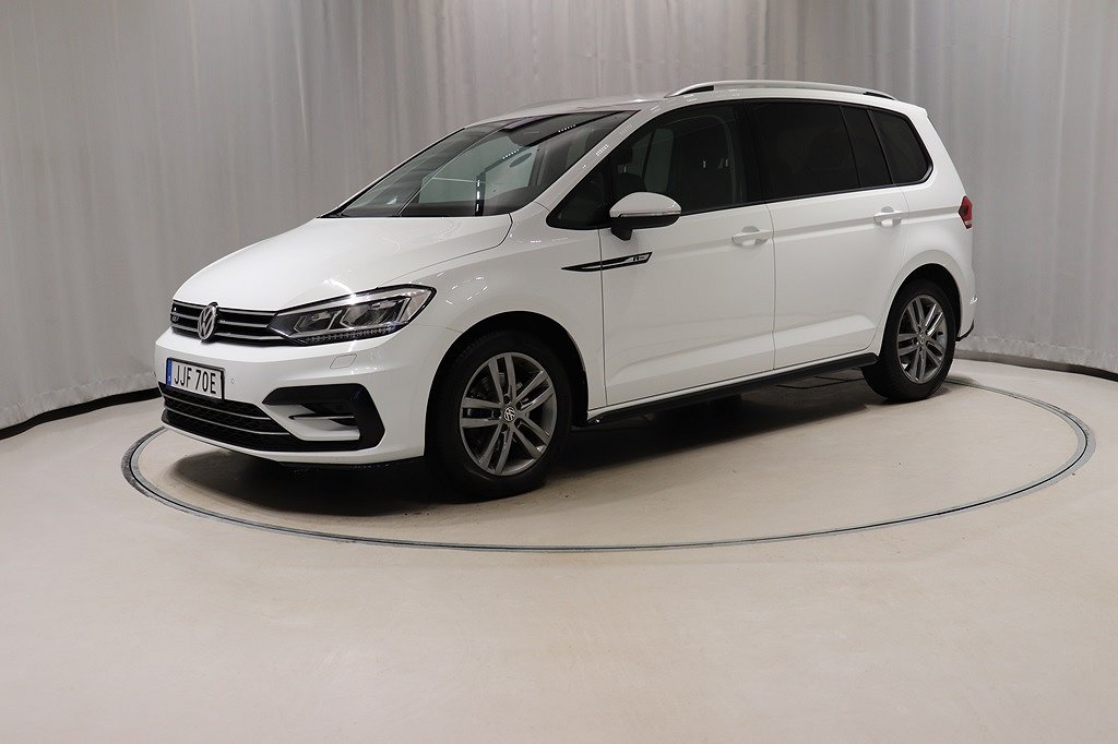 Volkswagen Touran 2.0 TDI 150hk 7-sits Aut R-Line Drag Värmare