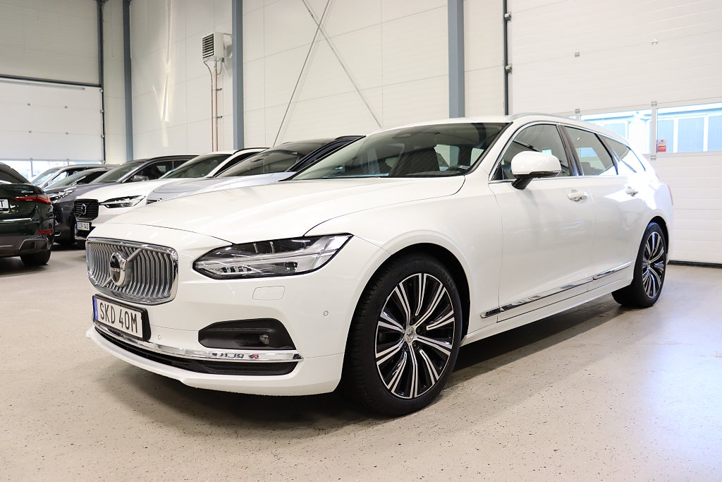Volvo V90 B4 Plus Bright Drag BLIS 360° B-Värm Läder 197hk
