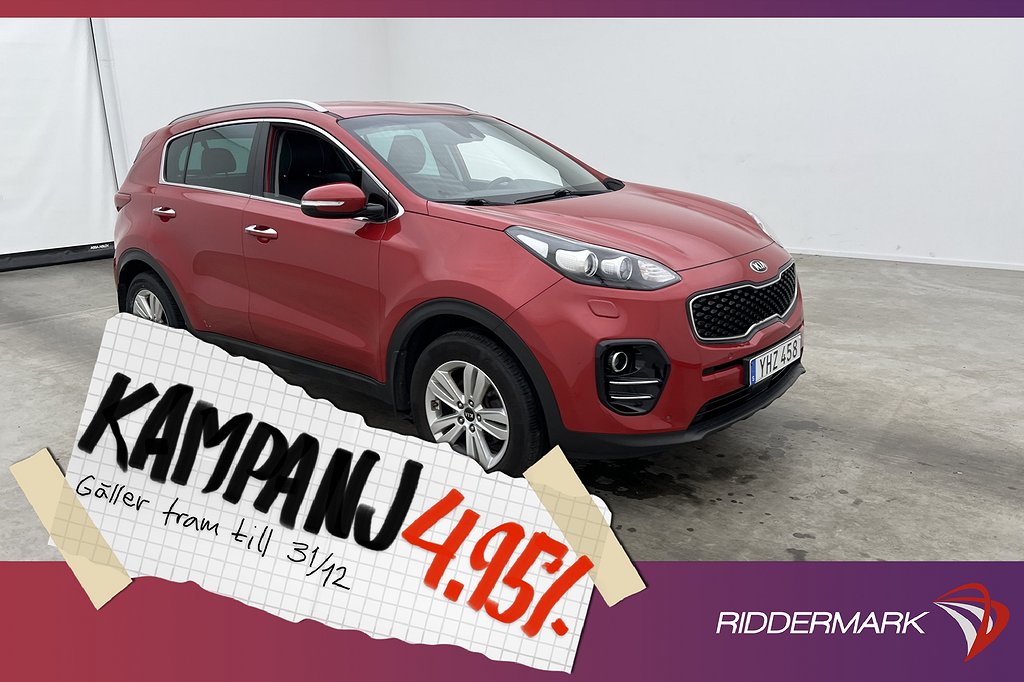 Kia Sportage 132hk Special Edt JBL Kamera Navi 4,95% Ränta