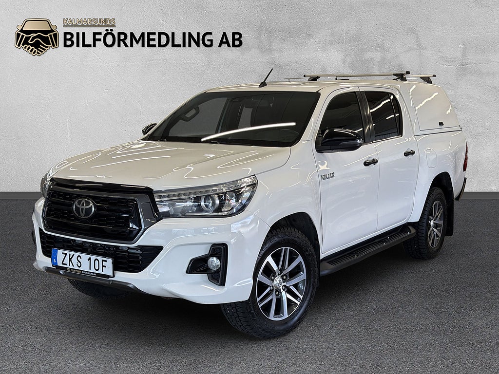 Toyota Hilux 2.4 AWD Executive Kåpa Drag B-Kam Skinn Nybes Keyless