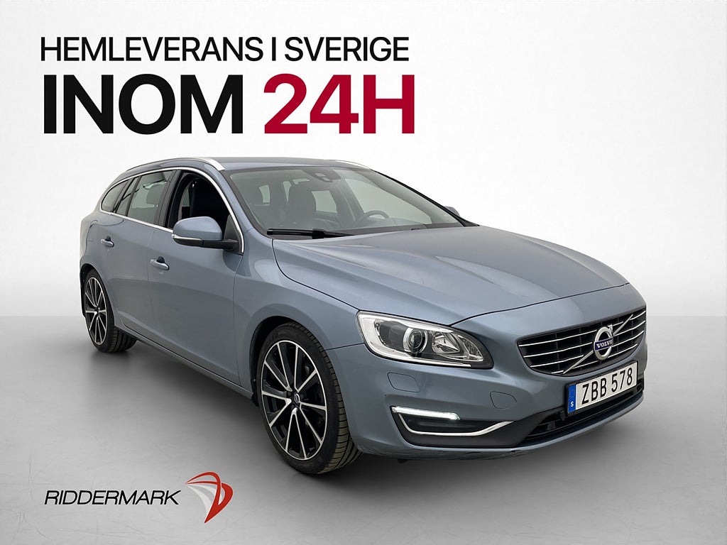 Volvo V60 D3 Summum Classic VOC Värmare Skinn Elstol Drag
