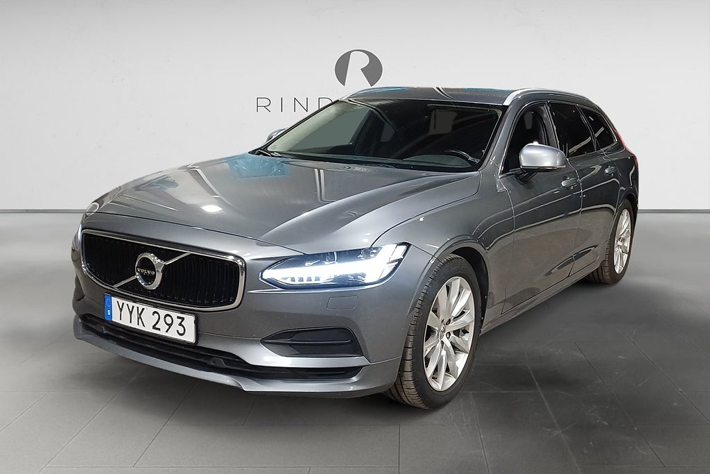 Volvo V90 D4 190 HK AUT AWD MOMENTUM MOMS DRAG VOC D-VÄRM PDC 18"