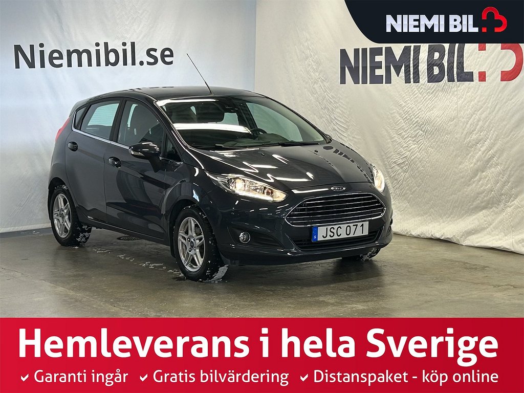 Ford Fiesta 5-dörrar 1.0 EcoBoost S&V-däck/M-värm/Låg skatt
