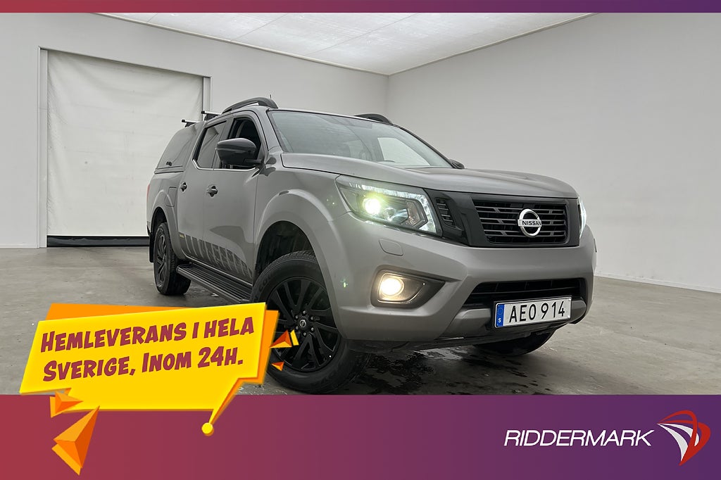 Nissan Navara N-Guard 2.3 4WD Fjärr-Värm Drag Diff Kåpa Moms