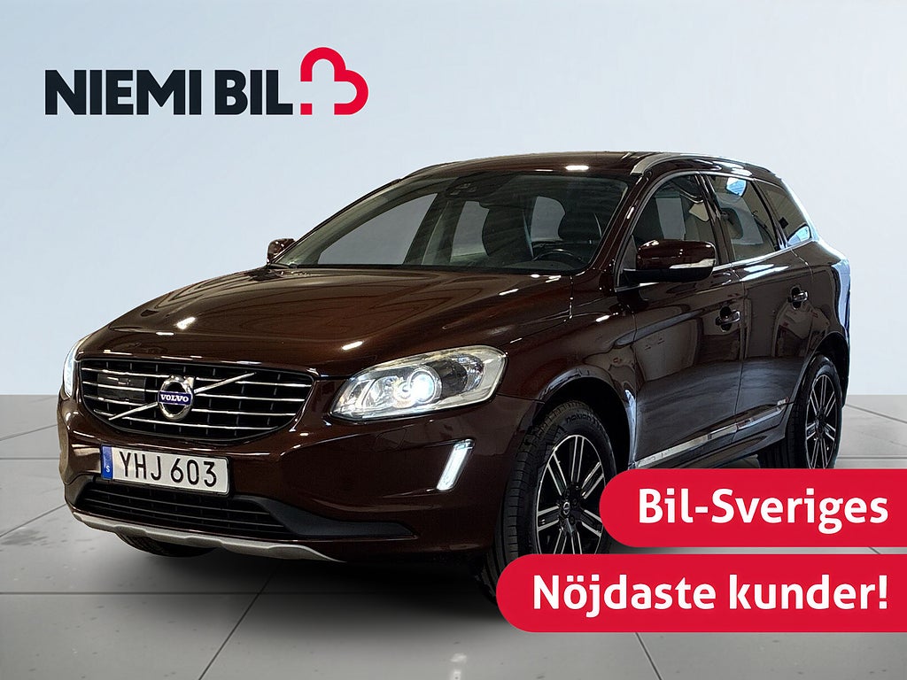 Volvo XC60 D4 AWD Aut Classic Summum Drag Skinn Kamrem bytt S&V 