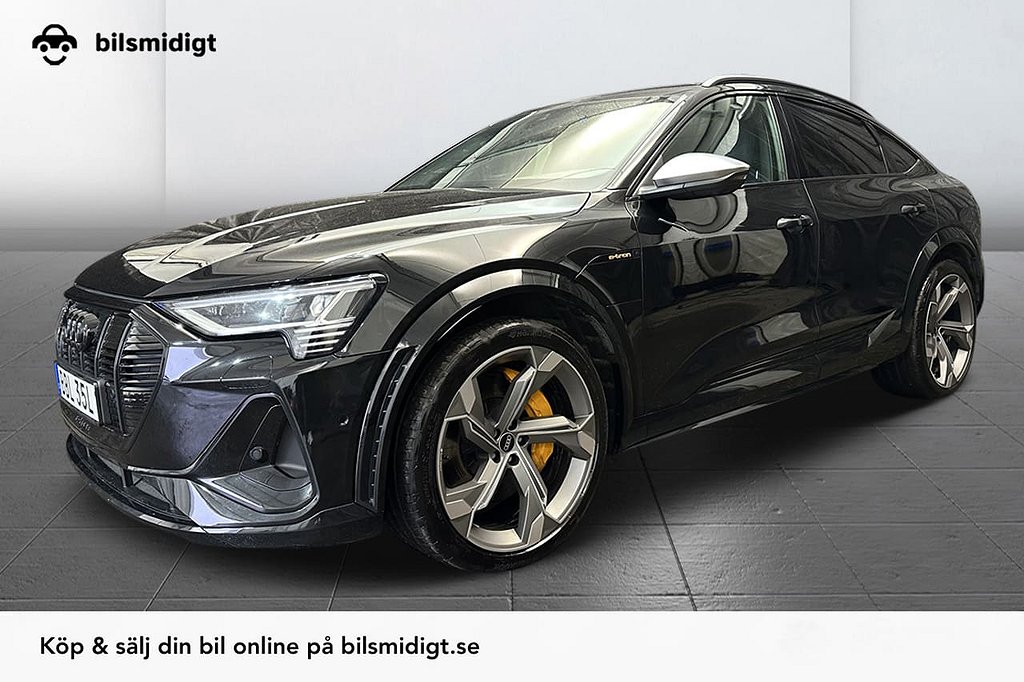 Audi E-Tron S Sportback Q 95 kWh 22" Drag 360° Luftfj 503hk