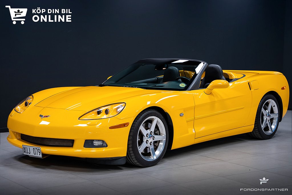 Chevrolet Corvette C6 CAB 6,0 V8 405HK AUT CORSA SPORTAVGAS