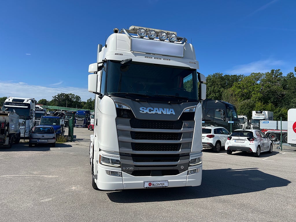 Scania S730 V8 6x2 Dragbil, Hydraulik, Klädd inredning
