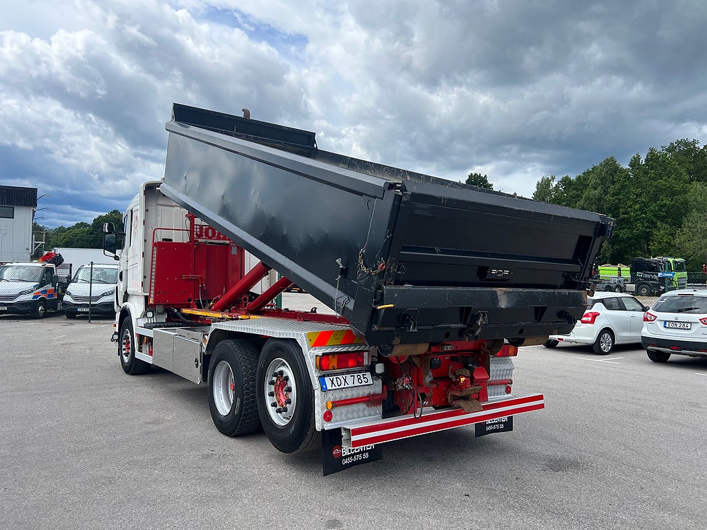 Scania R500 V8 6x2*4 Manuell Växellåda, Lastväxlare inkl flak