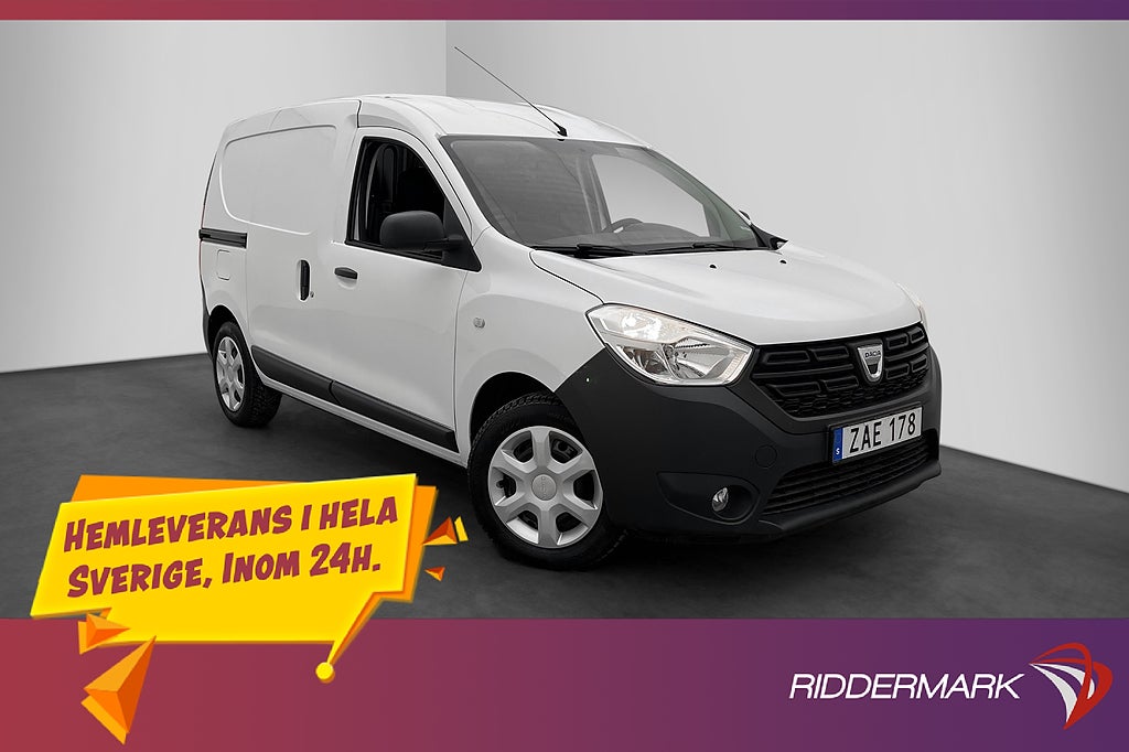 Dacia Dokker 1.5d Ny-Kamrem A/C PDC Dragkrok 1-Ägare