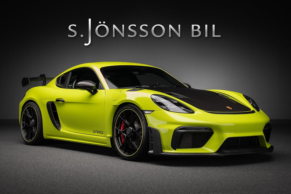 Porsche 718 Cayman GT4 RS /Weissach /Utrustad för 408.100 kr