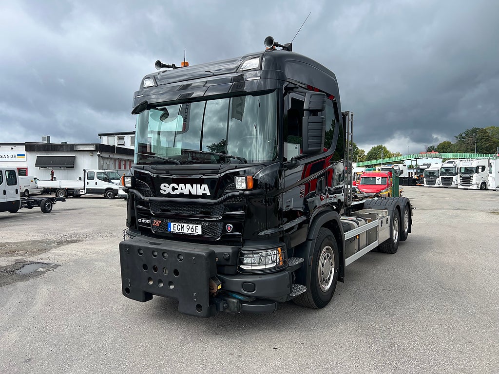 Scania G450 6x2*4 XT Lastväxlare, Fullt Plogutrustad