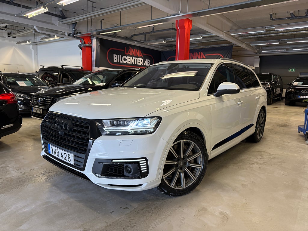 Audi Q7 e-Tron 3.0 TDI quattro Drag Skinn 360 Navi BOSE