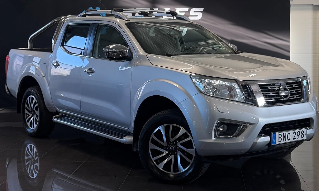 Nissan Navara Dubbelhytt 2.3 dCi 4WD Euro 6,TAKLUCKA,360KAM,NYSERV.