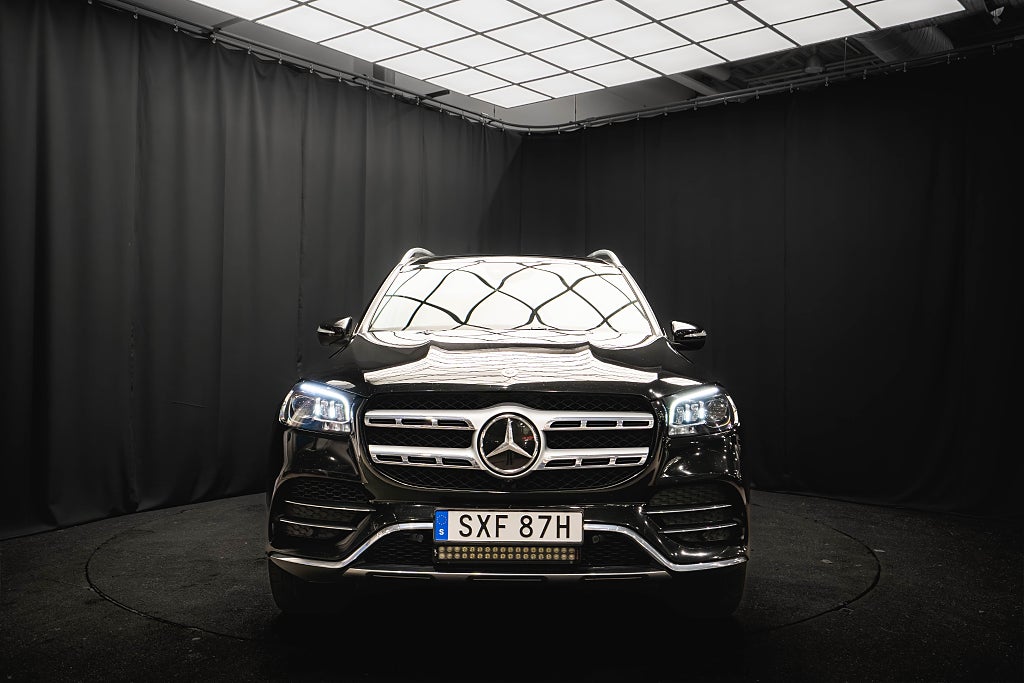 Mercedes-Benz GLS 400 d 4M AMG 7-sits PANO LUFT BUR DRAG HUD 1-ÄGARE MOMS