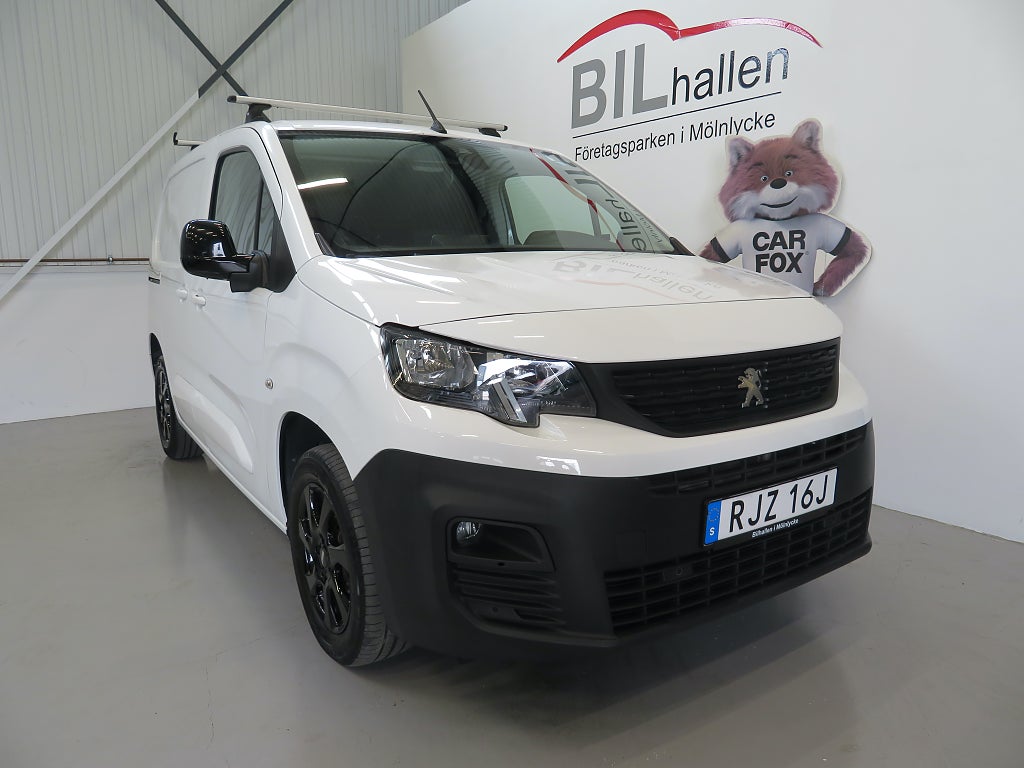 Peugeot Partner 1.5 BlueHDi 130HK Pro+ Aut Kamera Drag Dieselvärmare 