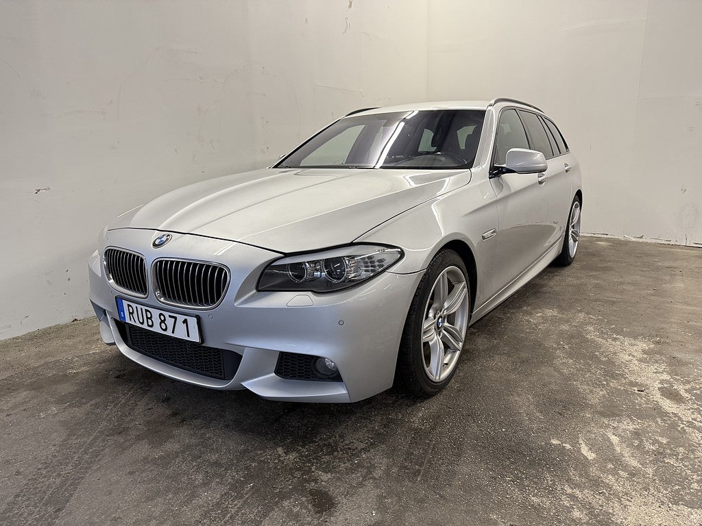 BMW 520 D AUT 184HK M-Sport DRAG SOFT CLOSE LÄDER  NYBES