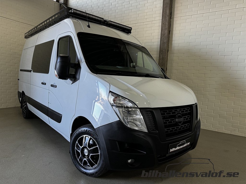 Nissan NV400 2.3 dCi 146hk/ 6-sits / Crossbuss/ Dubbelcabin