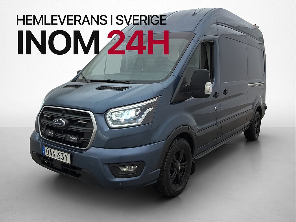 Ford transit L3H3 170hk Värm Drag CARPLAY 2xDörr Kamera