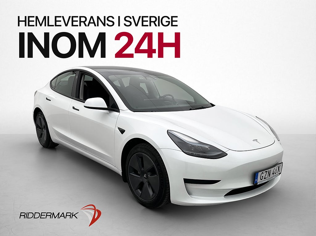 Tesla Model 3 Standard Range Autopilot Svensksåld Rattvärme